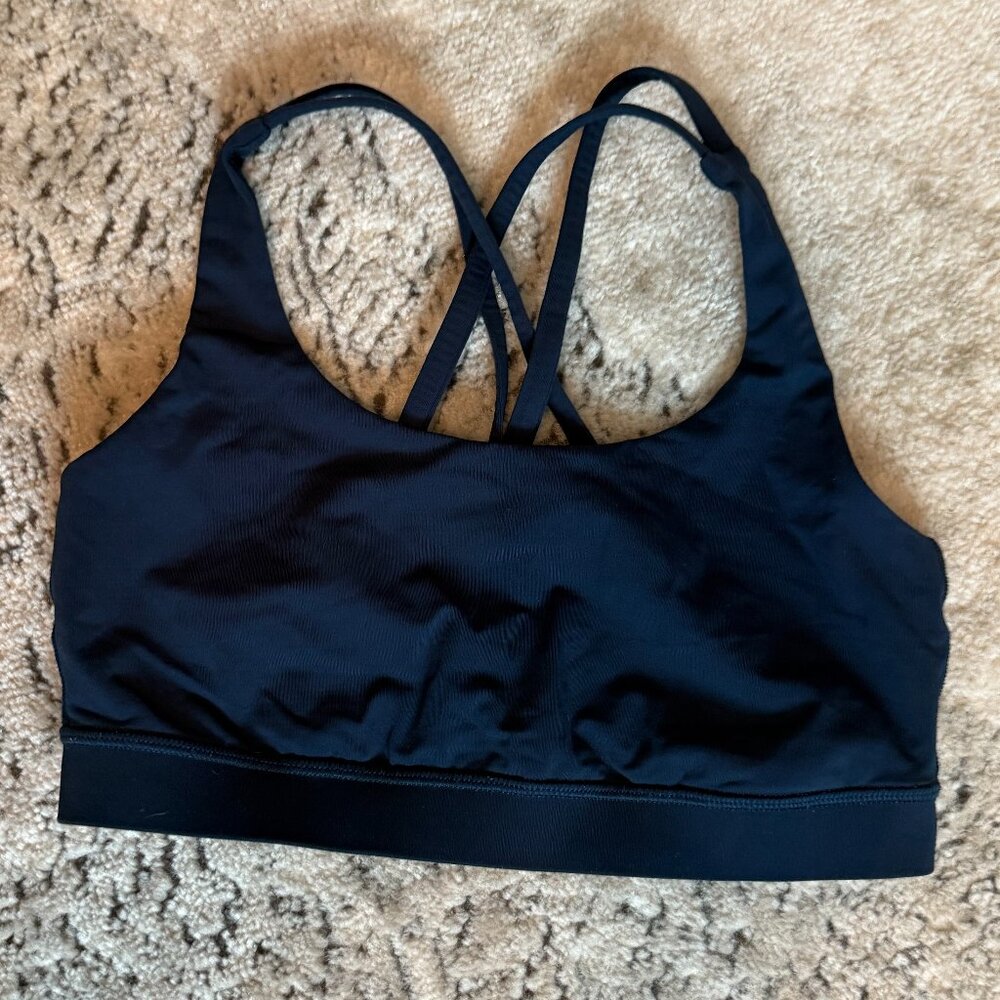 LIKE NEW Lululemon Energy Sports Bra - Navy blue